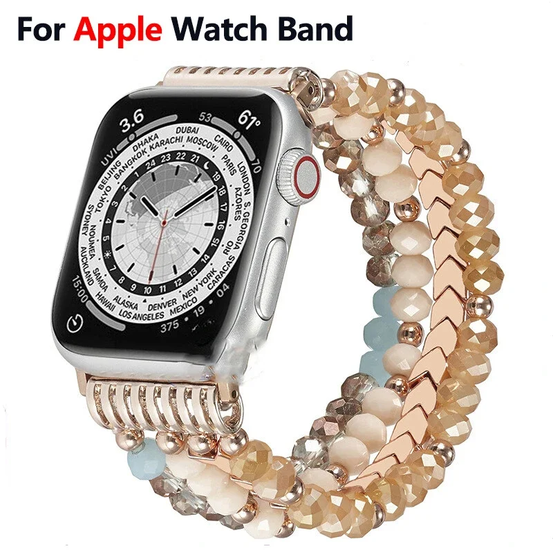 Strap For Apple Watch Band 44mm 40Mm Jewelry Bracelet 42mm 38mm Watchwrist Women For iwatch Series 7 6 SE 5 4 3 41Mm 45Mm