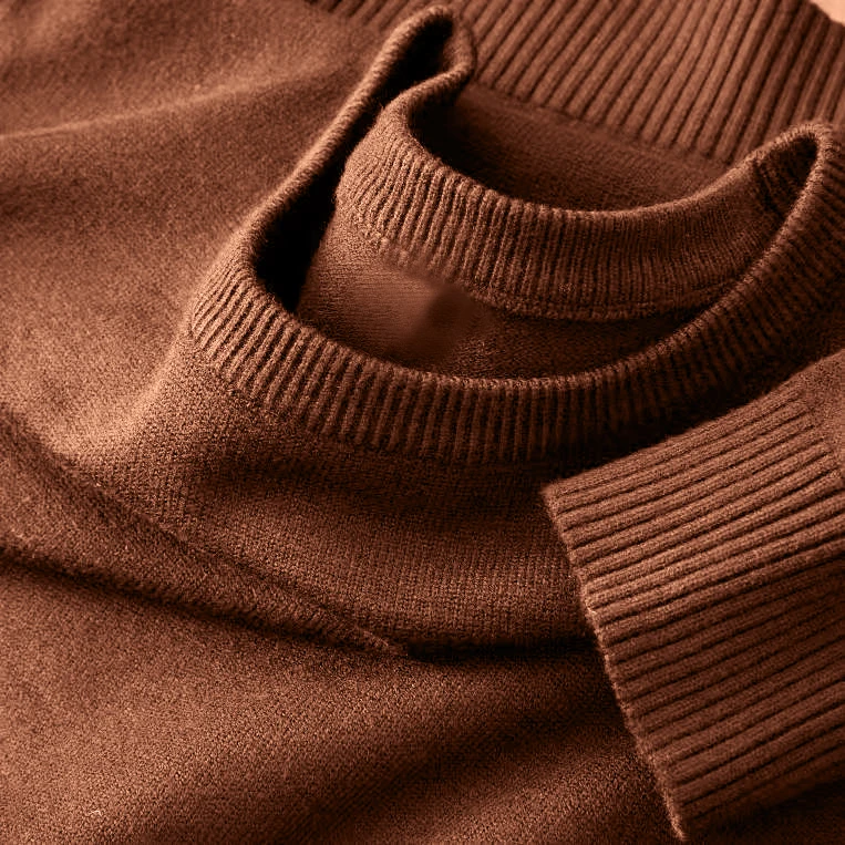 Maglione pullover lavorato a maglia a maniche lunghe da uomo Maglione classico girocollo Maglioni casual morbidi Maglione leggero in tinta unita da uomo