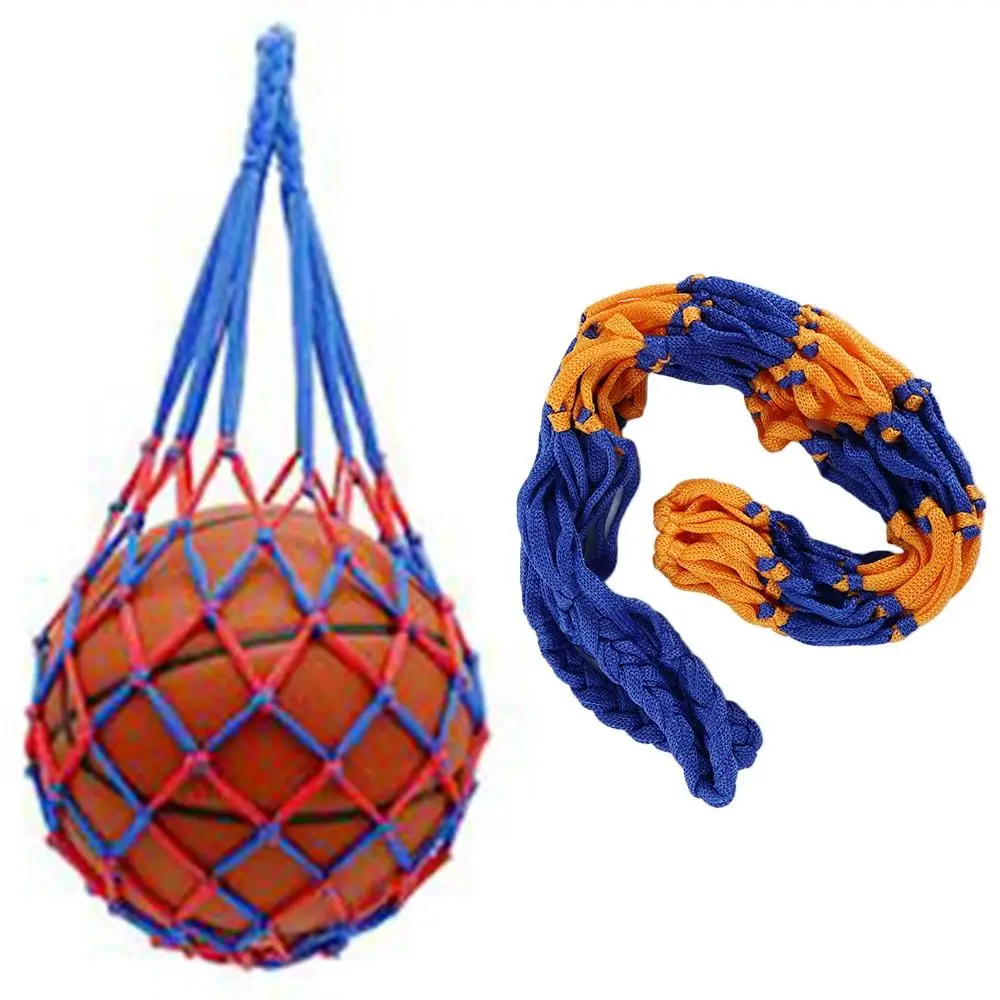 Nylon Basketball Carry Bag Youth Football Self Trainer Kick Net Soccer Volleyball Drawstring Ball Storage Bag