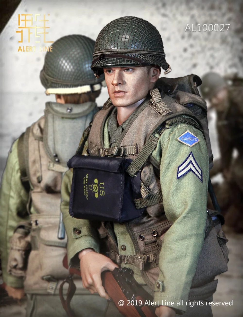 1/6 Alert Line AL100027 WWII US Ranger armia żołnierz strój broń bez ciała bez głowy Model Fit 12 "figurka DIY zbierać"