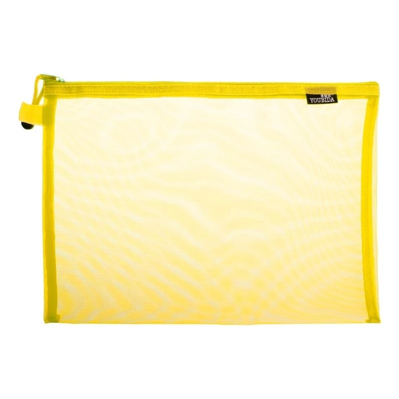 

W89C Large Capacity Mesh Pocket Fit for Organising Files Stationery Makeup