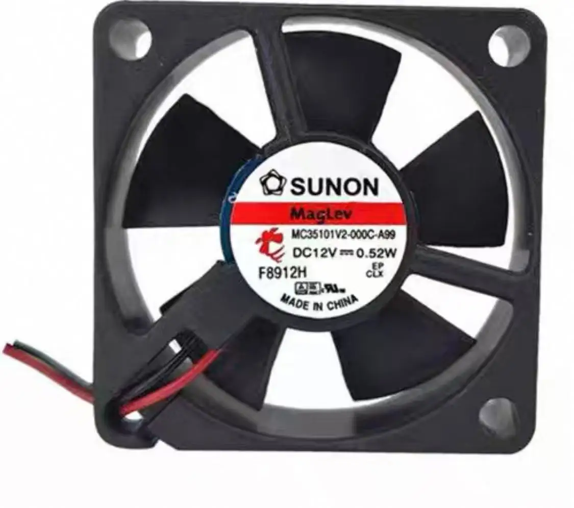 MC35101V2-000C-A99 ل Sunon 3510 35X35X10MM 35 مللي متر تيار مستمر 12 فولت 0.52 واط 2Pin مروحة تبريد صغيرة صغيرة
