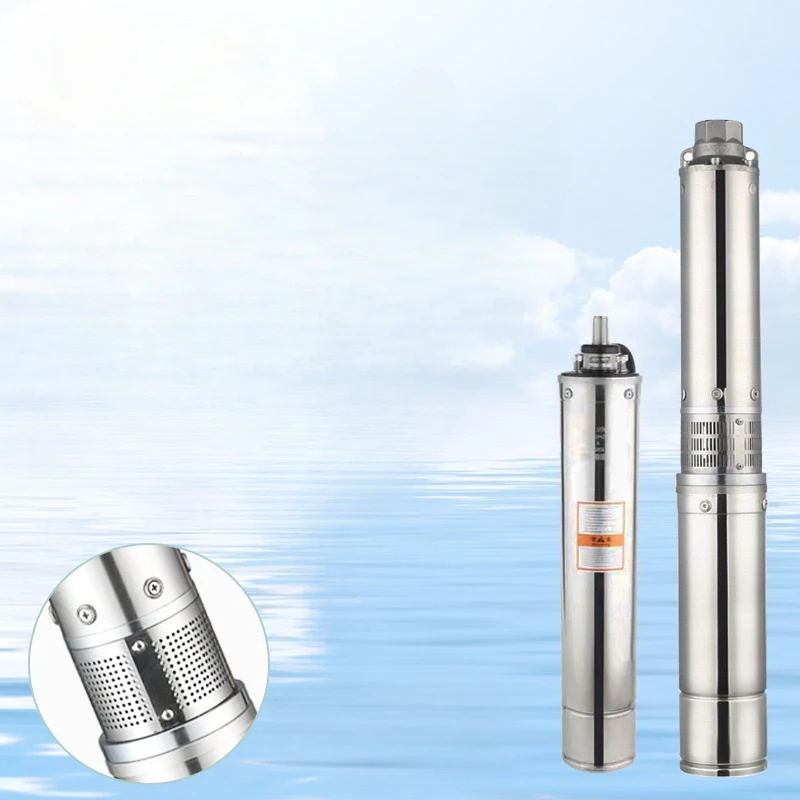 

Stainless steel high lift large flow submersible pump 18.5 kW-22 kW high power pumping machine sand resistant type