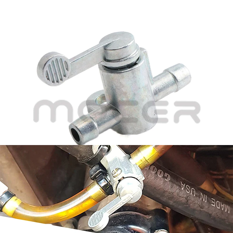 8mm 5/16'' Motocyklowy zbiornik paliwa Kran paliwa Przełącznik zaworu benzyny do Honda Yamaha Dirt Bike Kosiarki ATV PW50 PW80 Uniwersalny