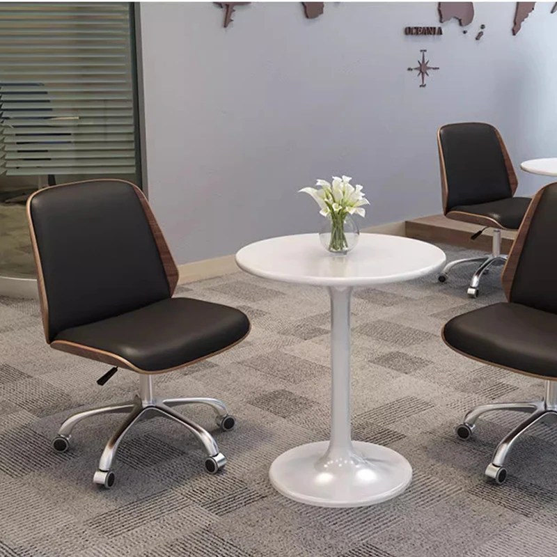 

Modern Minimalist Chair Boss Home Study Writing Armless Staff Office Leisure Chair New Computer Silla Oficina Furniture