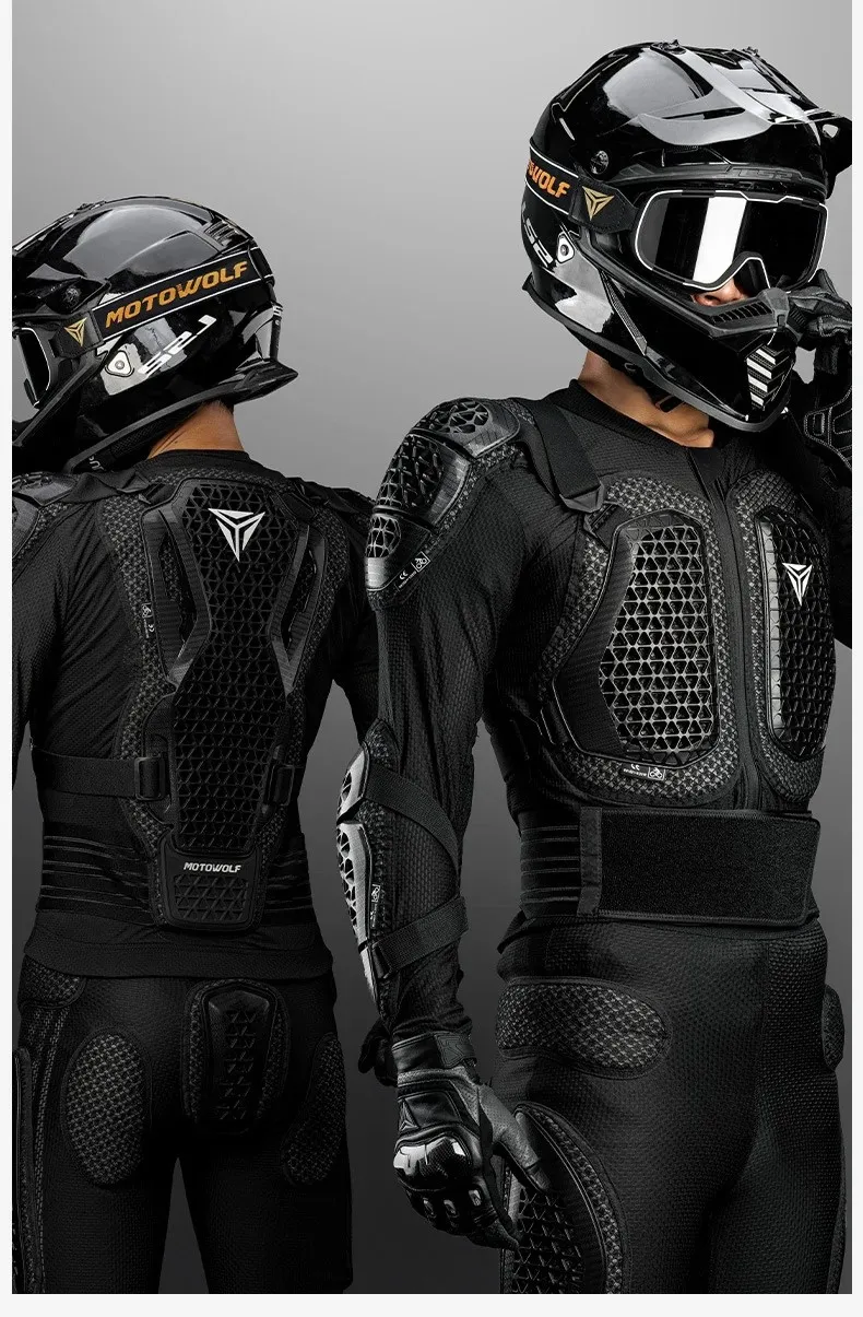 Motorradjacke Herren Damen Motorrad Ganzkörperpanzer Jacke Moto Turtle Motocross Racing Jacke CE-geprüfte Schutzausrüstung – Detail 11