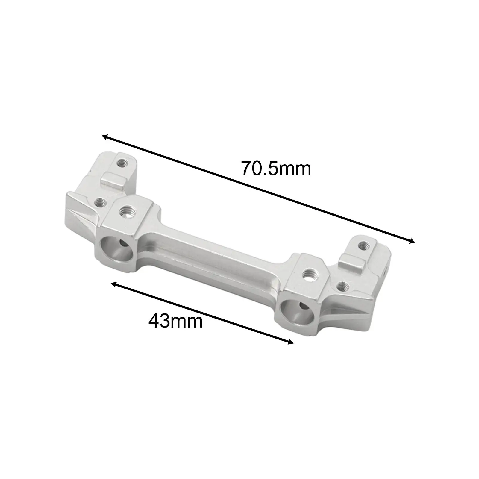 Suporte traseiro dianteiro de liga de alumínio premium para SCX10 II 90046 - aprimorado