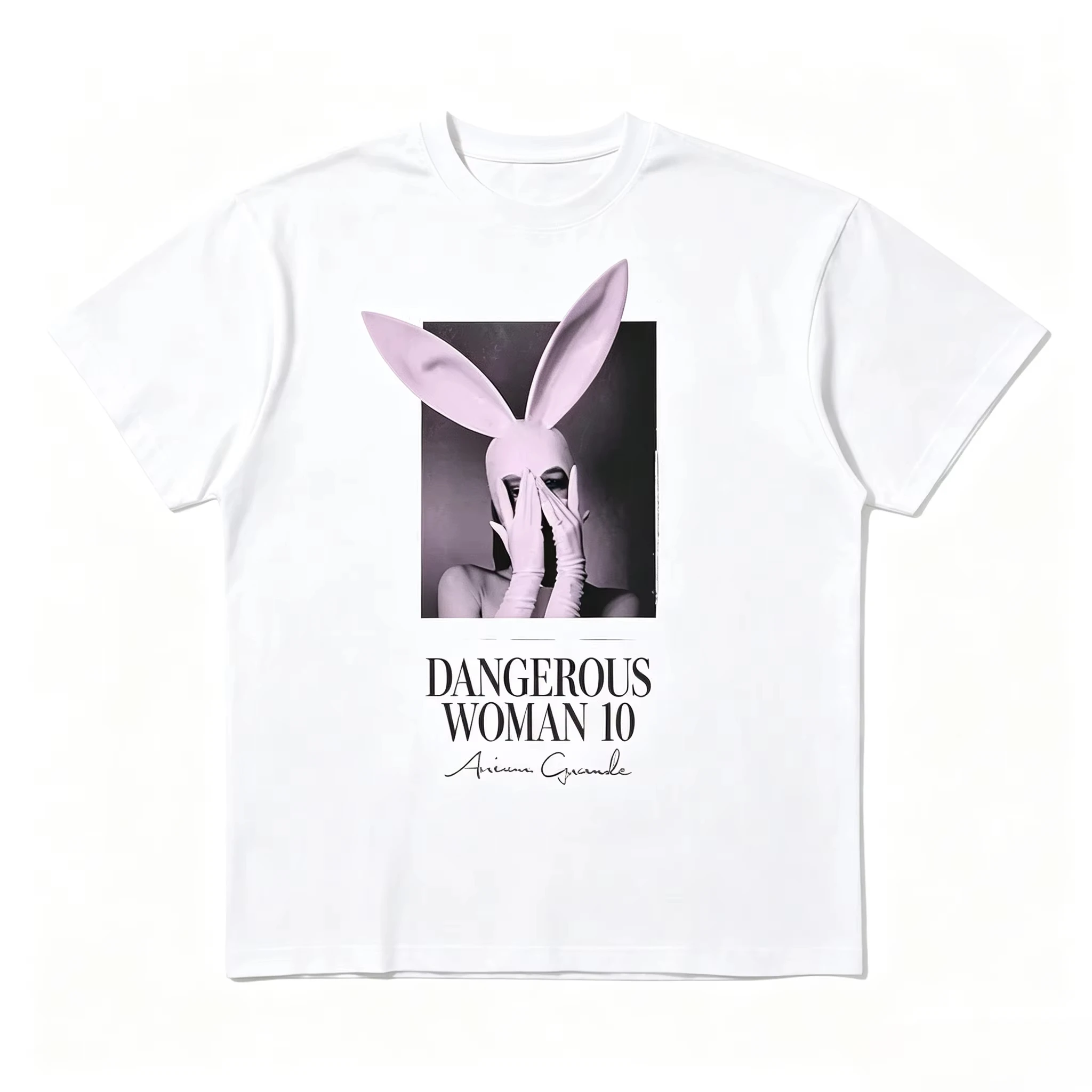Spring Summer Ariana Grande Album Dangerous Woman 10 Anniversary 2026 T Shirt Cotton Unisex Men‘s Women's Comfortable Casual