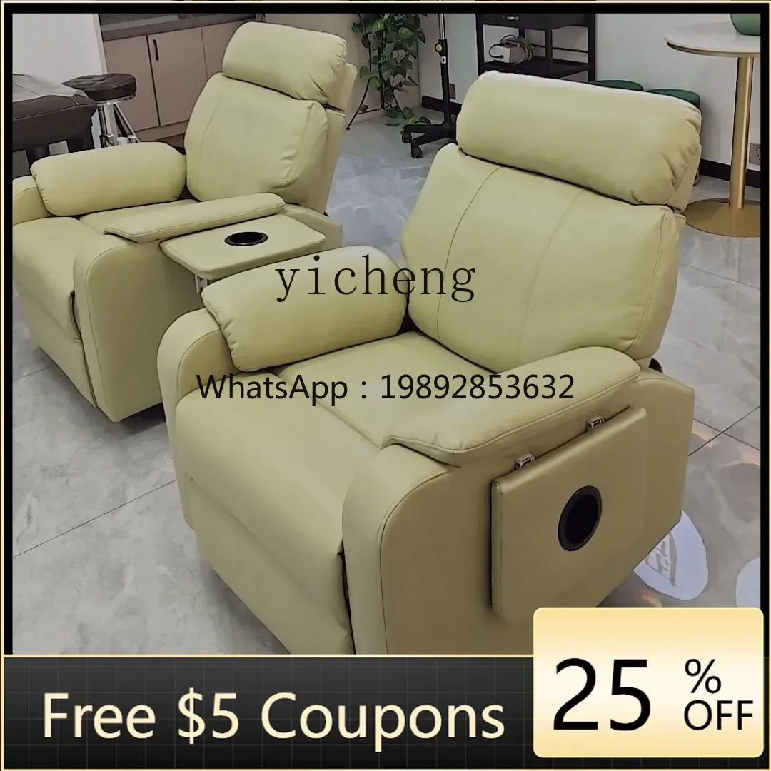 LYY   hair salon chair head treatment can be retracted hair salon chair hair salon special