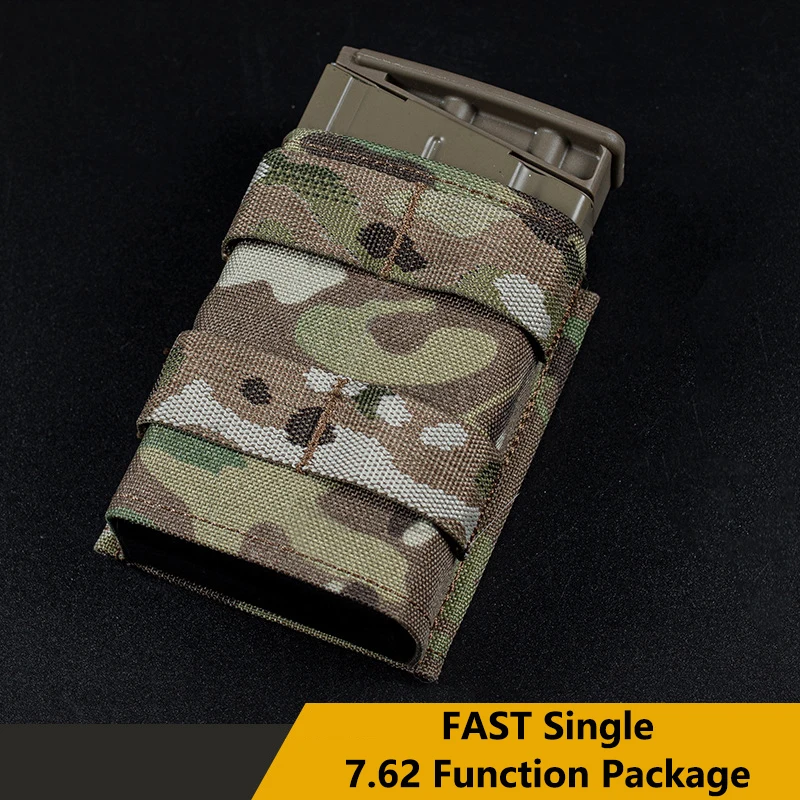 Sistema di inserimento MOLLE, Fast Single, 7.62 Quick-pull Magazine Bag, materiale in Nylon, attrezzatura tattica, taglia media