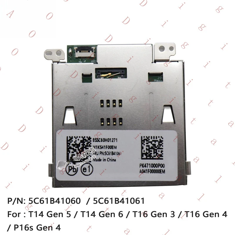 

LL 5C61B41061 For Lenovo ThinkPad T16 Gen 3 Gen 4 T14 Gen 5 Gen 6 Smart Card Reader