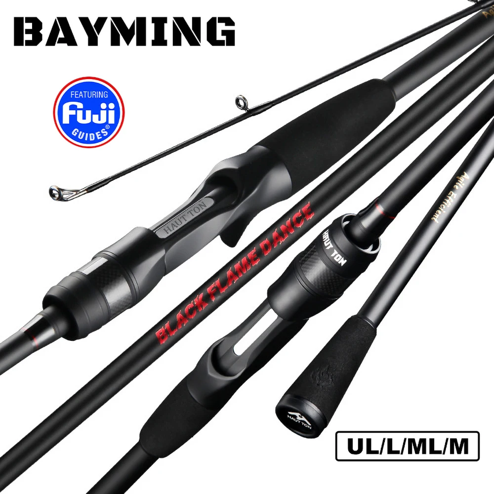 Fishing Rods Traveller Spinning Casting Fuji Lure UL/L/ML/M F Action Carbon FUJI Guide Lure Fishing Rod 1.68m 1.8m 1.98m 2.1m