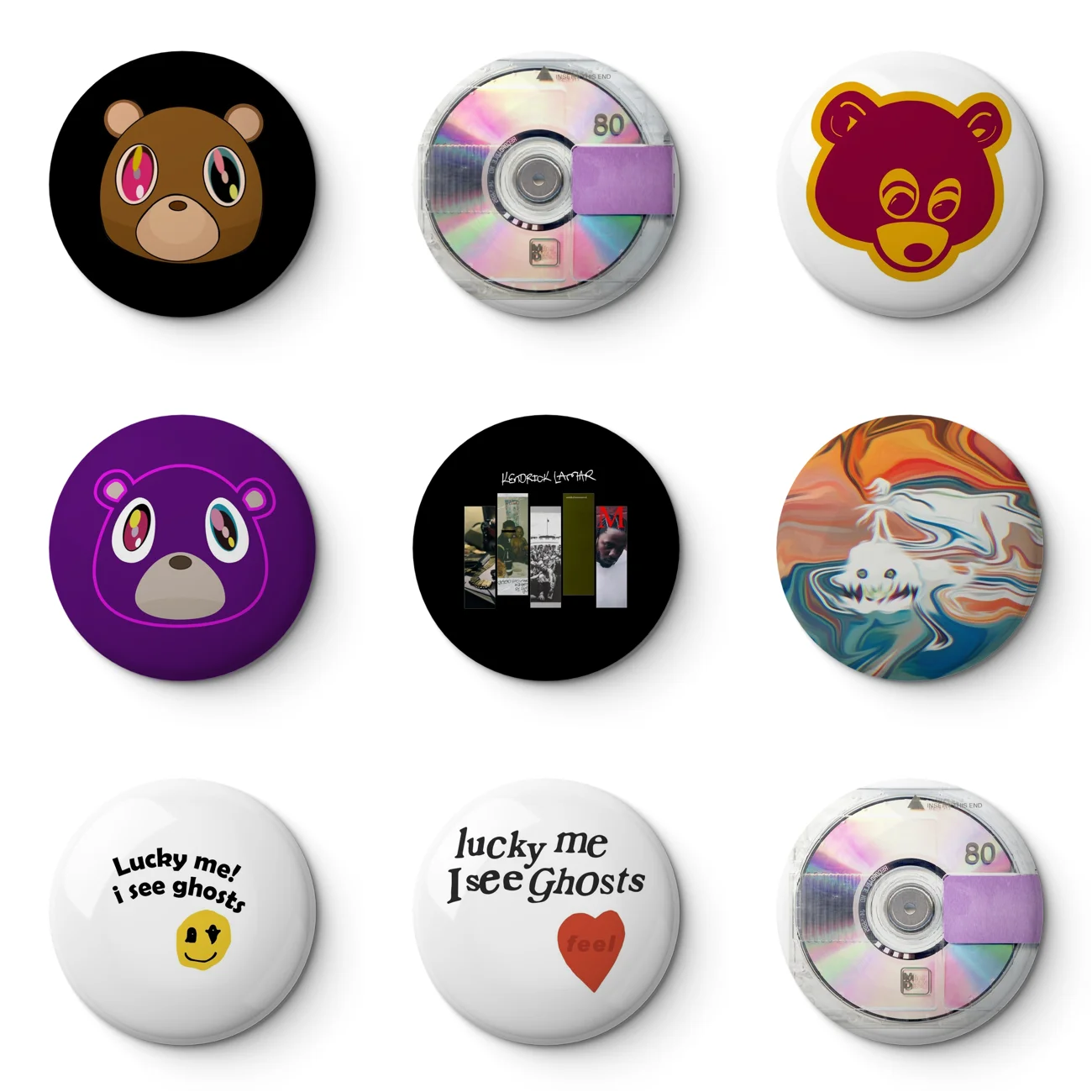 Kanye West Soft Button Pin Customizable Metal Decor Women Jewelry Gift Cute Funny Hat Lover Lapel Pin
