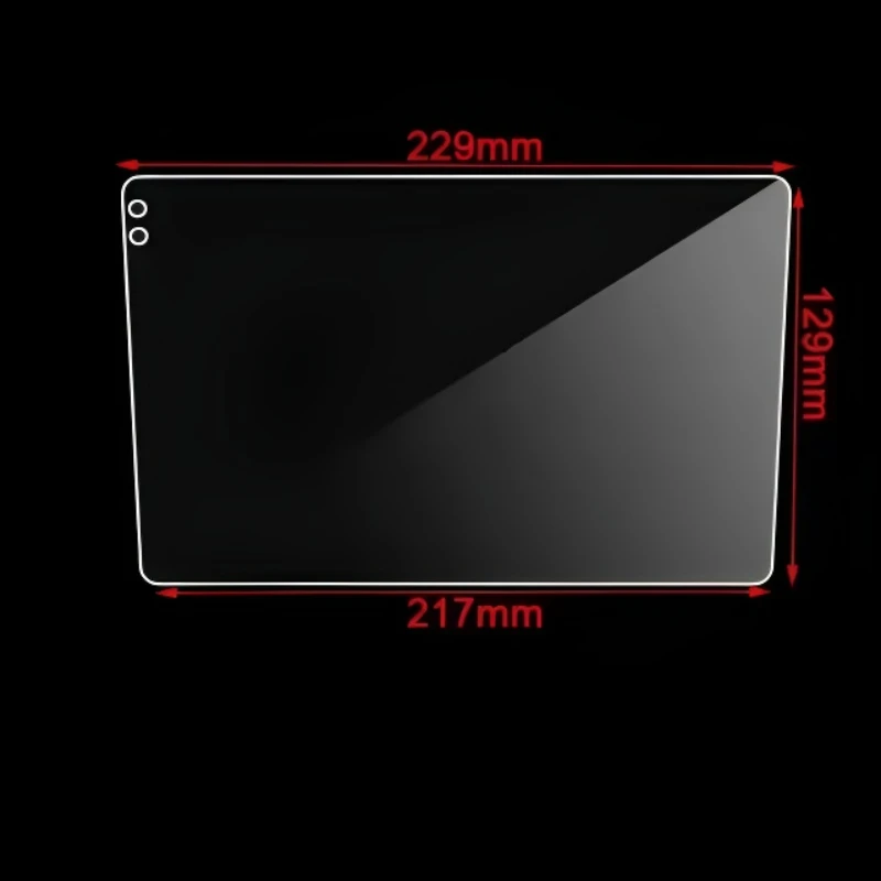 for 9 Inch HD Clear Tempered Glass Screen Protector Android Car Multimedia Radio Player DVD GPS Full Liquid Crystal Display