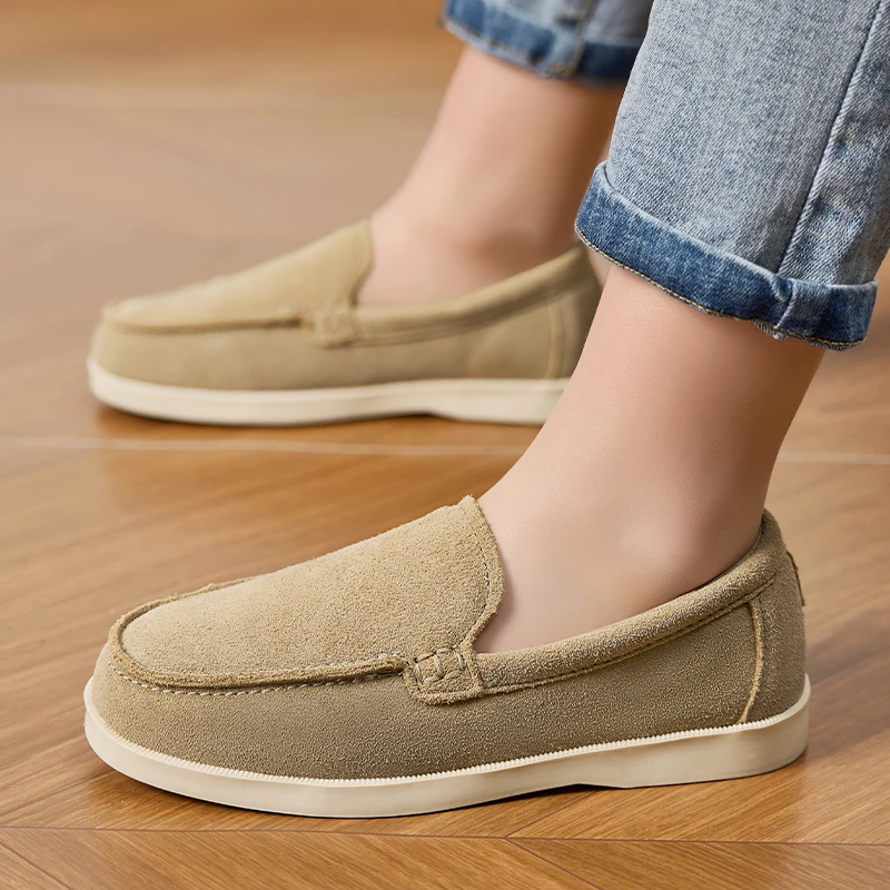 

New children's loafers trendy and versatile suitable for both sports and casual wear cute little shoes with round toes