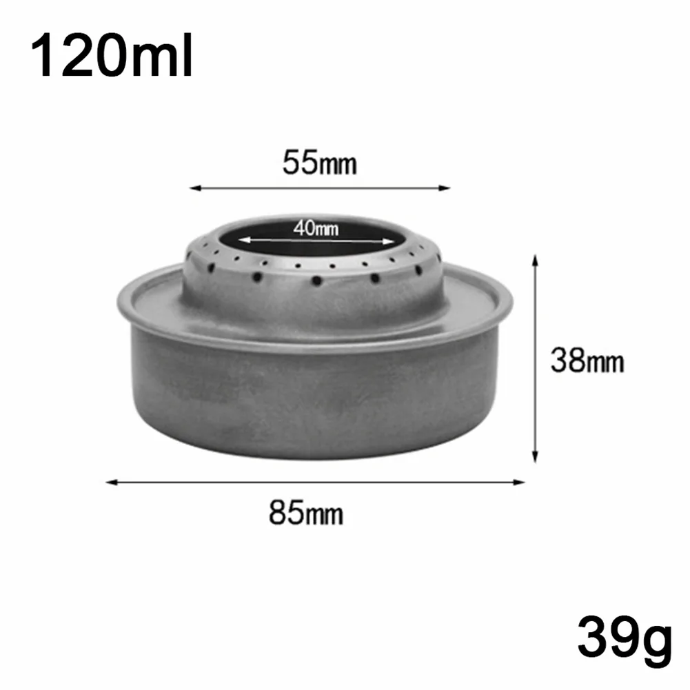 /Stove /120ml For Spirit Burner Lightweight Double Layer Pore Design For Backpacking Hiking Outdoor Cooking Furnace Camping Stov