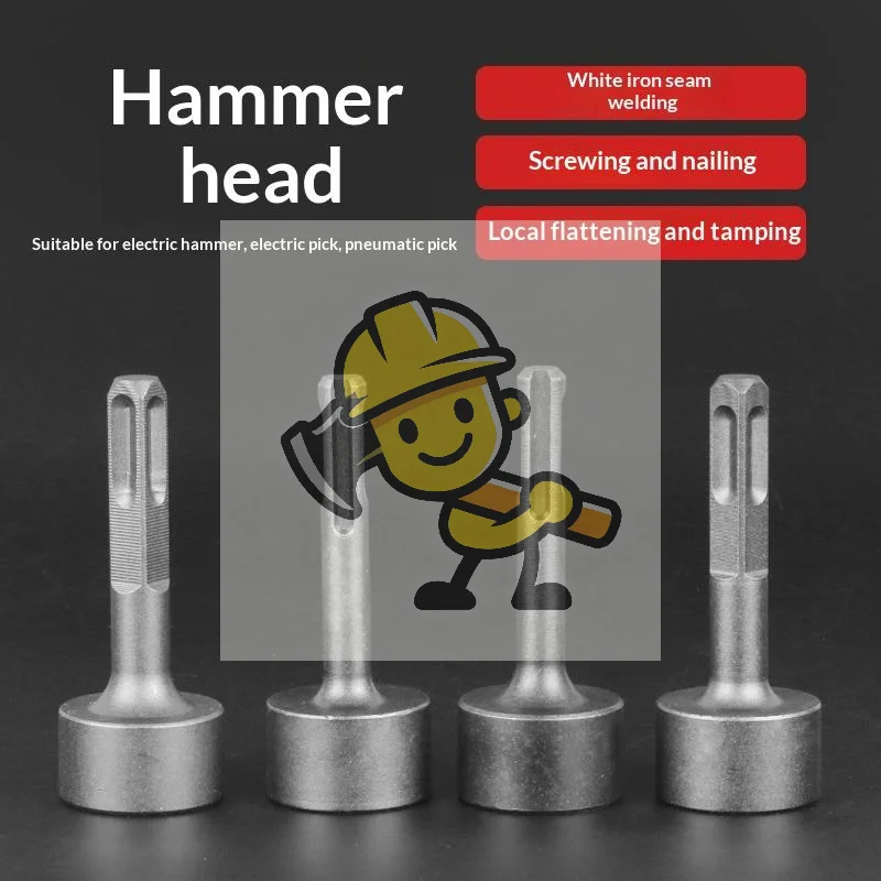 

1Pcs Forged Steel Drill Bit Driver 33/34/35mm SDS PLUS Ground Rod Driver Earth Stake Grounding Rod For Rotary Hammer Drill
