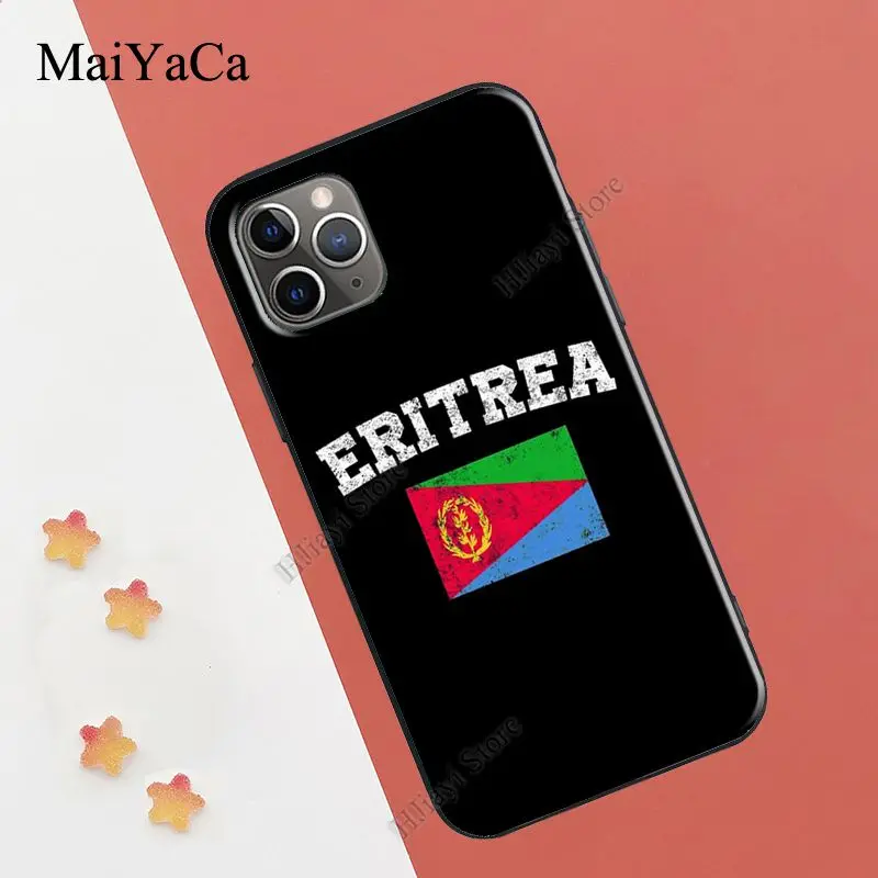 Eritrea Flag Phone Case For iPhone 11 14 15 Pro Max 12 13 Pro Max mini XS X XR SE 2020 2022 7 8 Plus Fundas