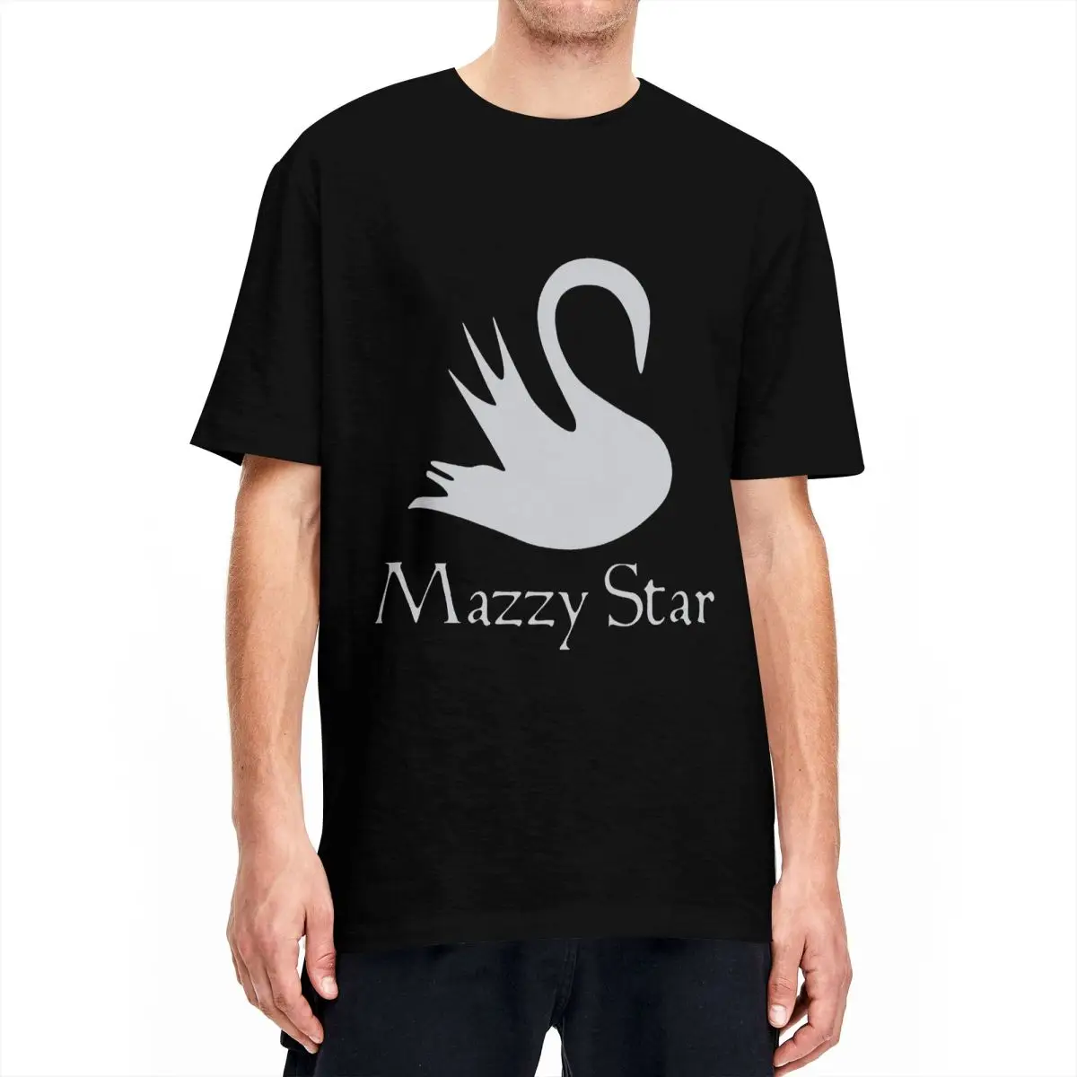 Mazzy Star Band T Shirt Unisex Cotton Top Tee Funny Round Neck Short Sleeve