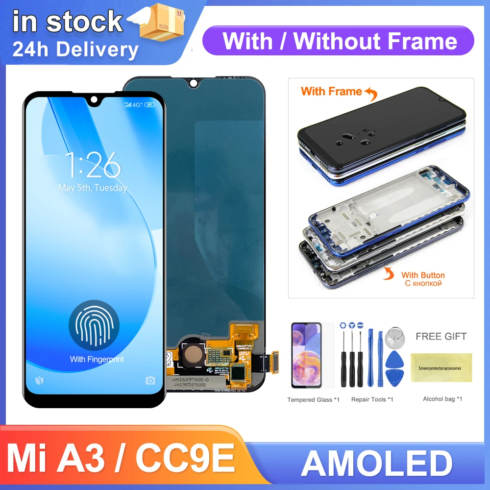 توصية وتحليل لشاشة AMOLED عالية الجودة لجهاز Xiaomi Mi A3