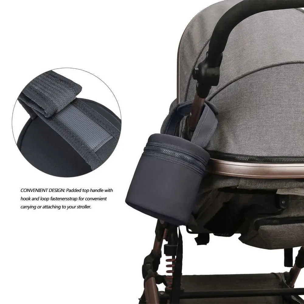 Insulation Bag Baby Feeding Milk Warmer Baby Bottle Bottle Holder Mommy Clutch Bag Stroller Accessories Stroller Hang Bag