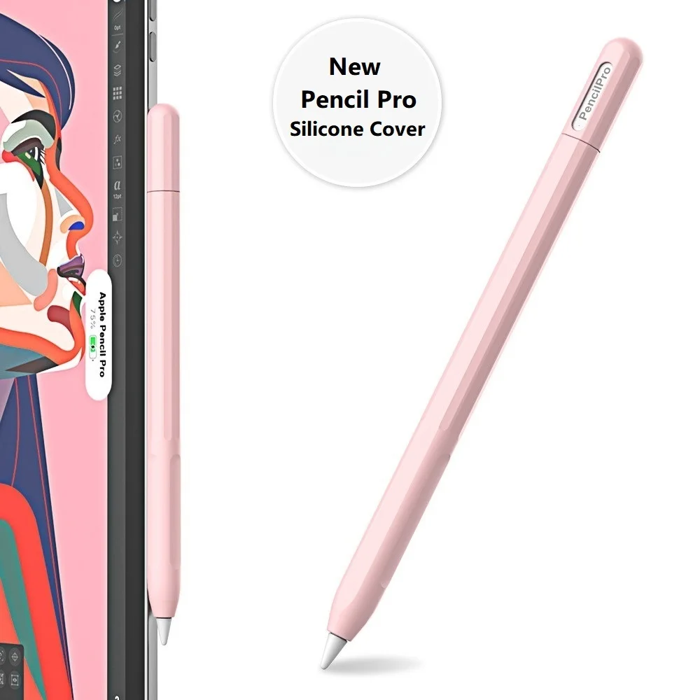 Colorful Pencil Case For Apple Pencil Pro Soft Silicone Ultra Thin Protective Cover for iPad Pencil Pro Colorful Stylus Cover