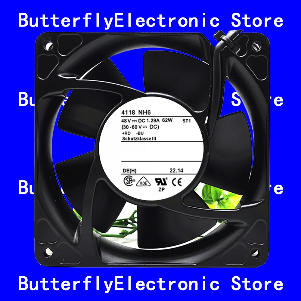 

NEW ORIGINAL 4118NH6 4118 NH 6 48VDC COOLING FAN 12038 120*120*38mm