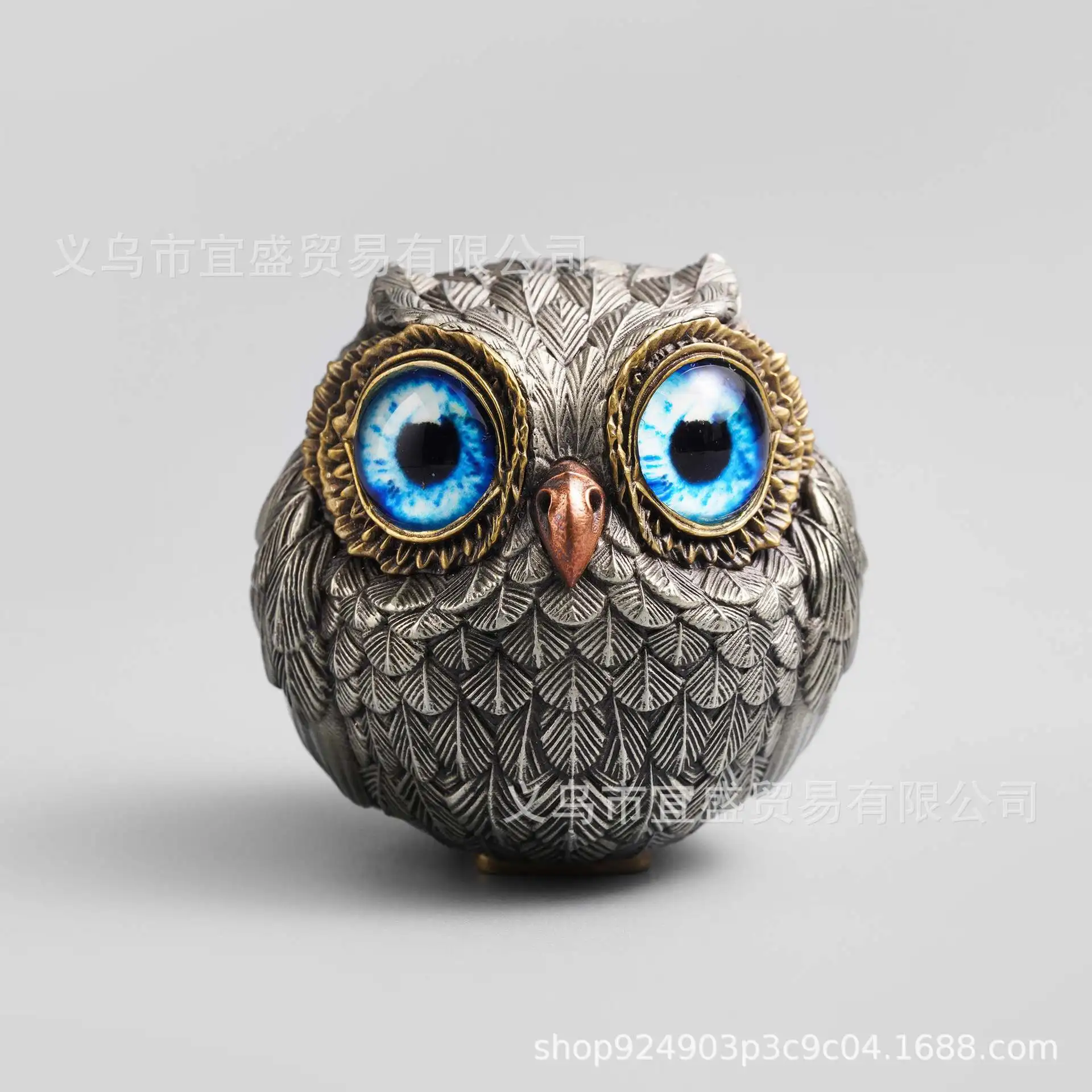 New‑style Owl Beads Pendant owl resin craft ornament for home and courtyard decoration