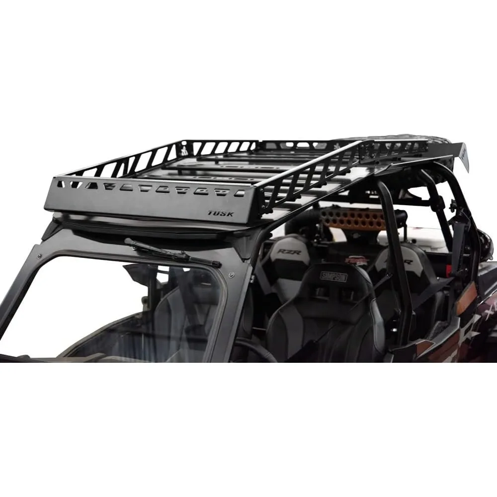 

Tusk UTV Adventure Roof Rack Rack Only Compatible with Polaris RZR XP 4 1000 2014-2023/XP 4 Turbo 2016-2021
