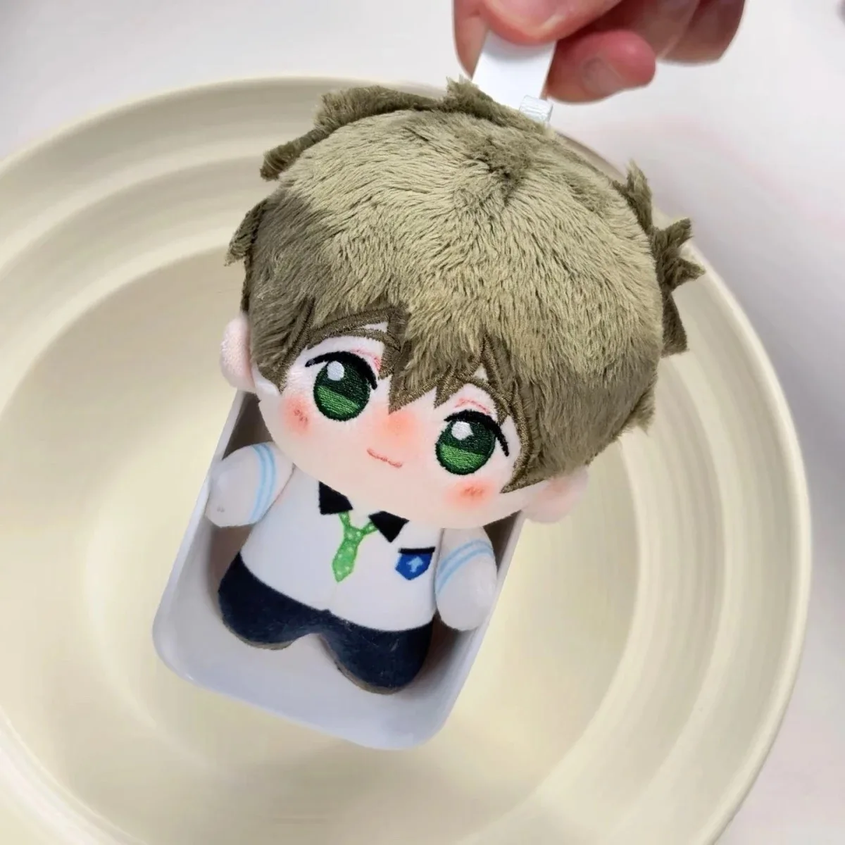 زي مدرسي قسم السباحة للرجال Nuru 10 سم دمية قطنية كوسبلاي دمية قلادة من القطيفة