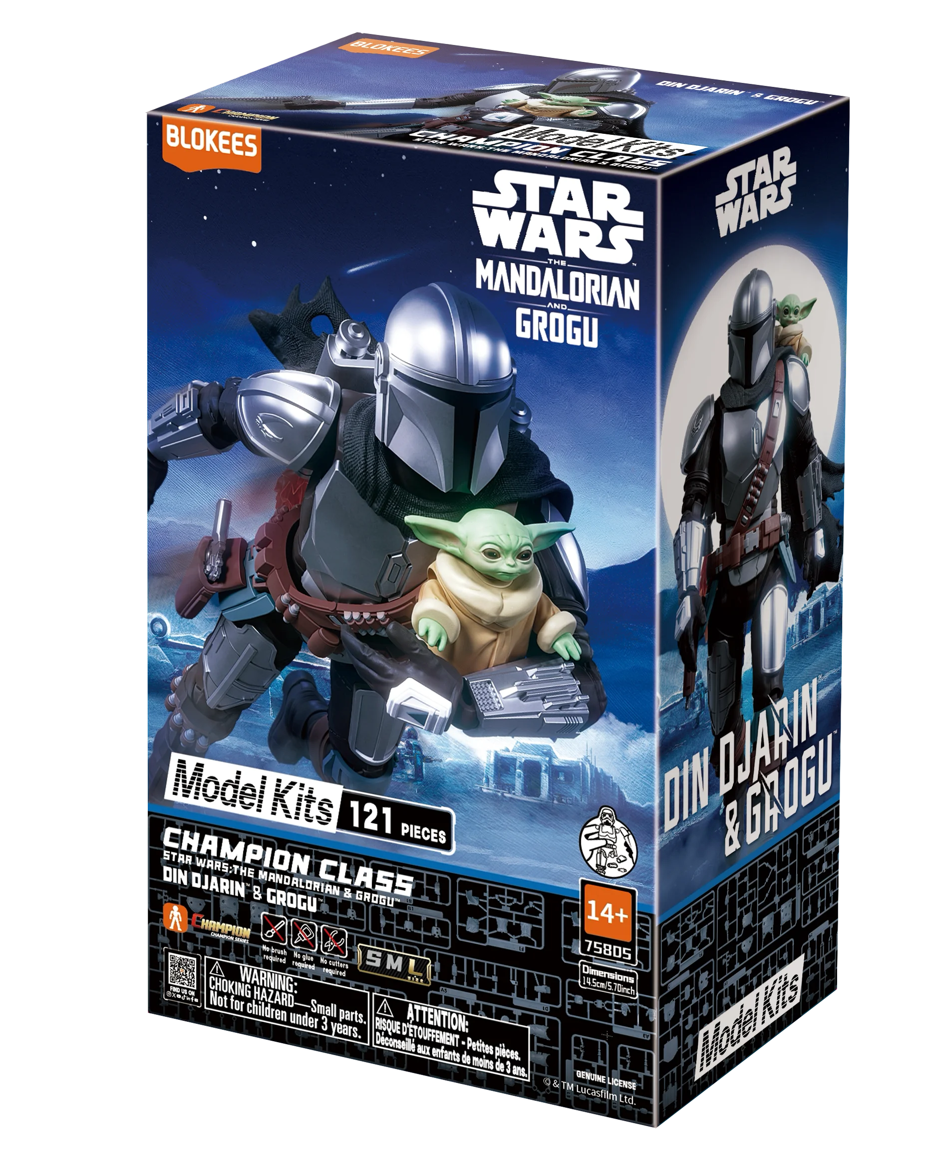 Blokees スター・ウォーズ マンダロリアン＆グローグー CC05 ディン