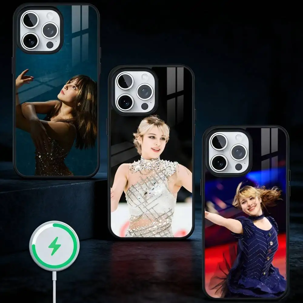 

figure skater A-Alysa Liu Phone Case For iPhone17,16,15,14,13 Plus,Pro Max Magnetic For Magsafe Wireless Charging