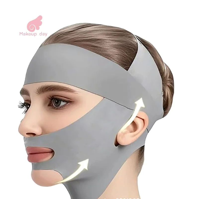 

Breathable V Shaped Mask Strap Double-Chin Reducer Face Slimming Bandage Face Lifting Belt Double Deck Tightener Slim Strap