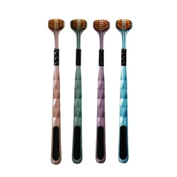 High Quality Three Sided Toothbrush with Soft Bristles Wrapped Tongue Coating Adult Providing Gum Protection Clean Toothbrushs