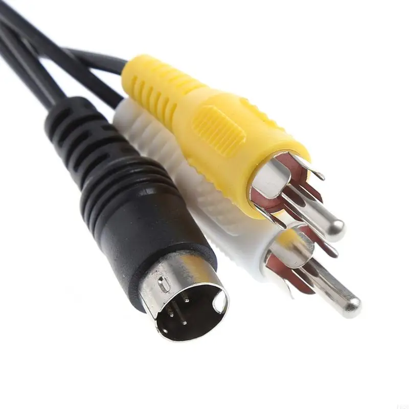 F62C Composiet RCA AV-kabelsnoer Stereo Video TV-adapterkabel voor