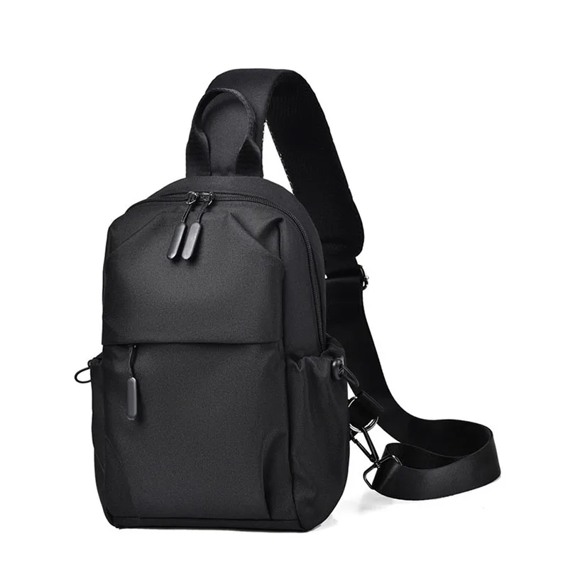 HVTIL Luxury Men Casual borsa a tracolla di grande capacità per uomo solido impermeabile tracolla da viaggio borsa singola Messenger Pack