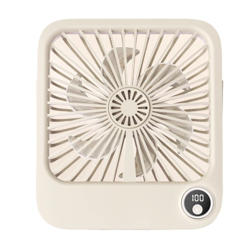 Ultra-Quiet Portable Mini Fan Foldable Handheld Fan For Office, Beach, Travel & Vacation High Wind