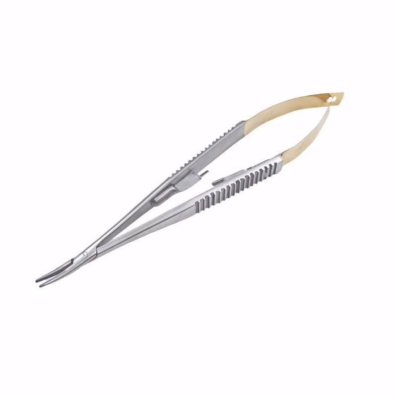 1 قطعة زرع تقويم الأسنان الجراحية Castroviejo إبرة أصحاب الملقط الملقط كماشة الأسنان أداة طب الأسنان #4