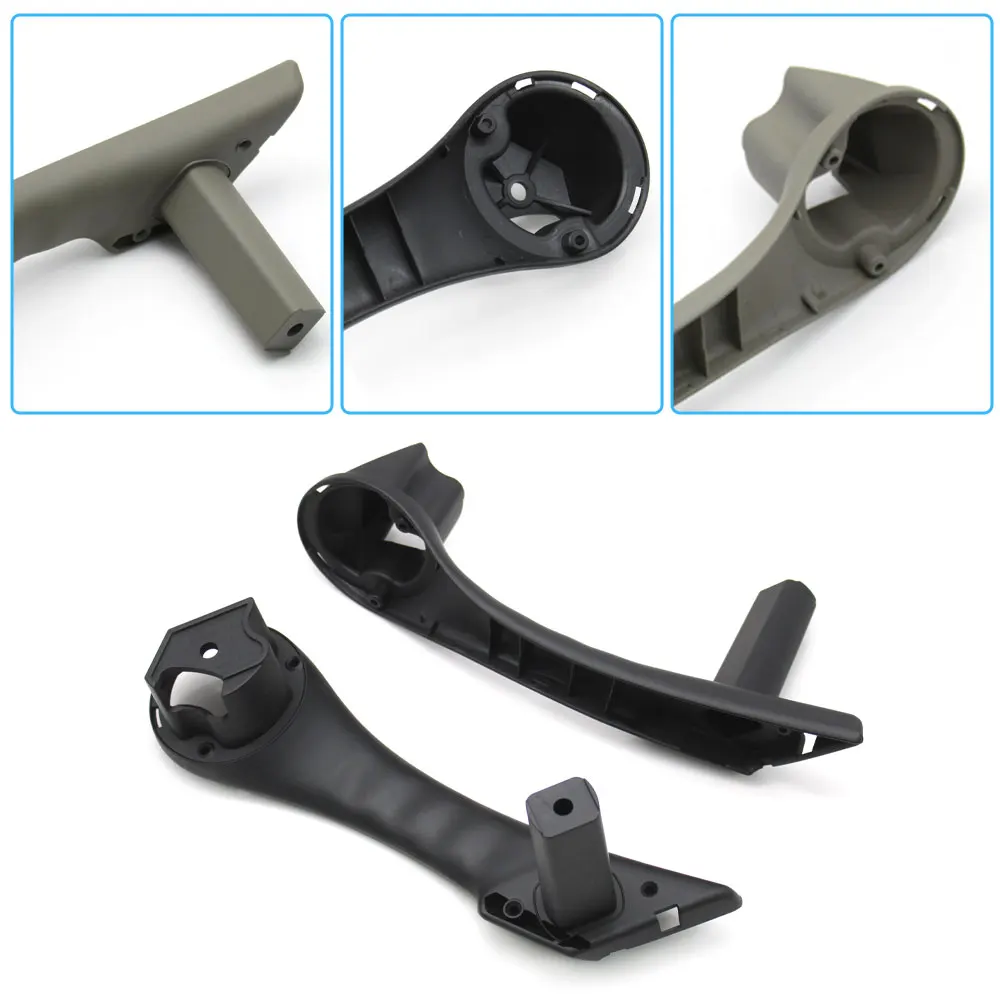 2 Stück Auto-Innentürgriffe Links und Rechts mit Außendeckel für Renault Megane 2 MK2 X84 2002-2008 8200297158 8200297171 – Detail 5