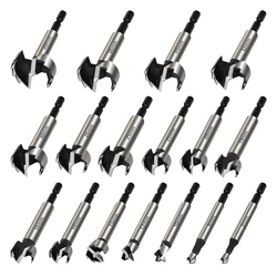 Versery 1Pc 6-40mm Forstner Woodworking Tools Hole Saw Hinge Boring Drill Bits 1/4
