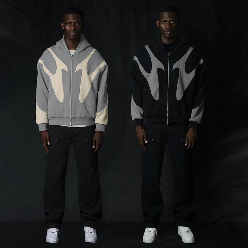 

Ретро-толстовка в уличном стиле Y2K с принтом, длинными рукавами и капюшоном, модная верхняя одежда, удобная свободная посадка, круглый вырез, для повседневной носки