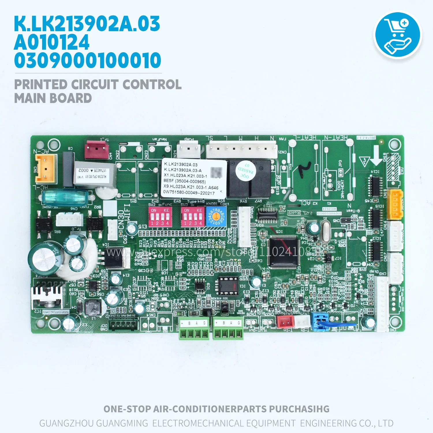 Плата управления печатной схемой K.LK213902A.03 A010124 0309000100010 для кондиционеров TCL, оригинальные комплектующие для сборки