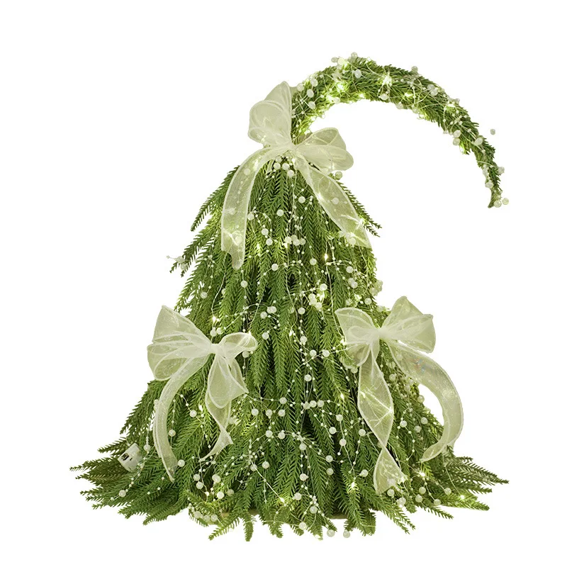 Christmas tree crooked neck  tabletop small  Christmas decoration supplies mini tree