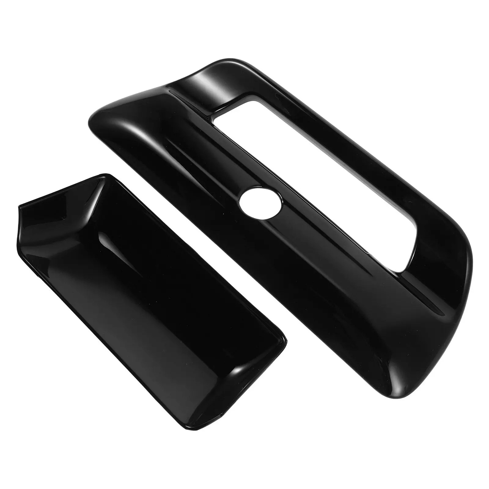 

Tailgate Handle Rear Back Trunk Door Handle Cover Trim Black Scratch Protector Replacement for 2023 2024 2025 Exterior
