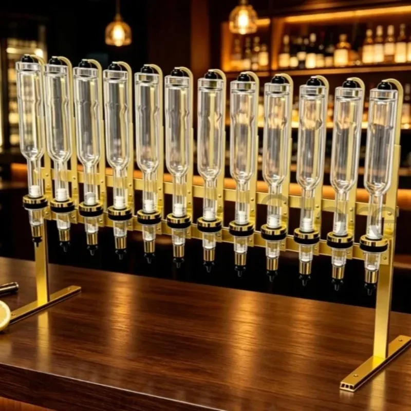12‑Bottle Perfume Oil Filling Display Stand Stable Structure for Physical Scent Gallery