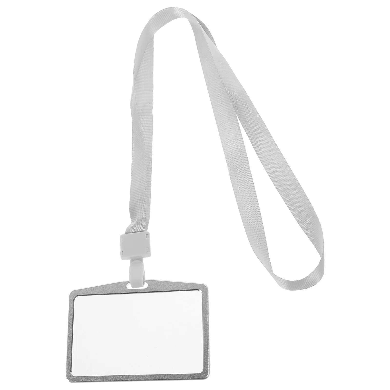 

1Set Aluminum Alloy Card Holder Multifunctional Id Card Sleeve Portable Badge Holder Name Tag Protector