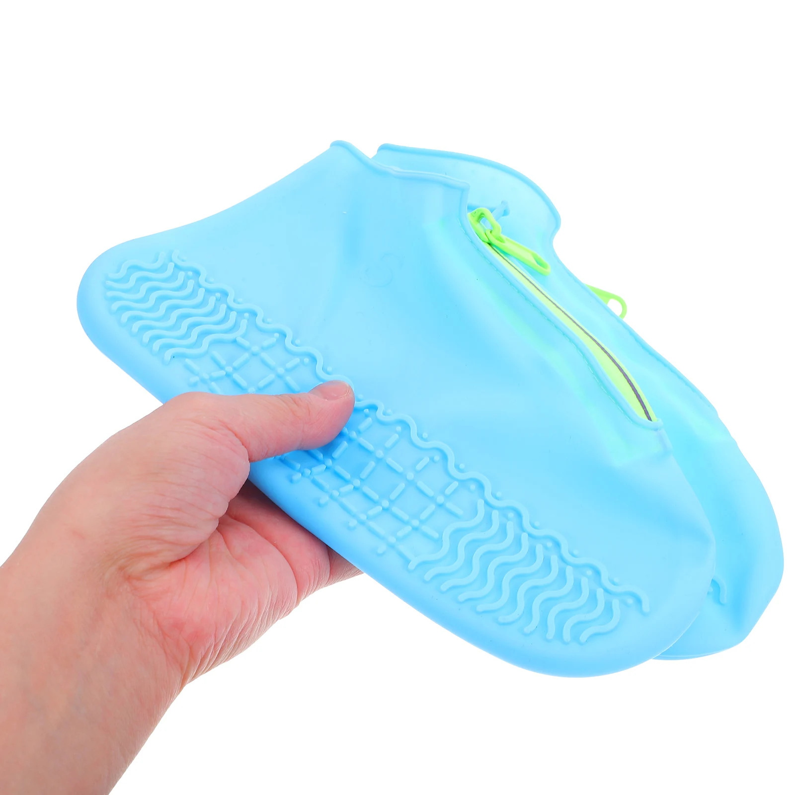 

Waterproof Shoes Cover Silicone Material Anti Slip Reusable Outdoor Accessories Protect Dust Mud Rain Splash Foldable Child Size