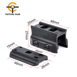 Daniel Defense Mount für Micro H1 H2 M5 DD Red Dot Visier Holosun Sparc Scope Defense Optic Leveler Combo Zubehör einstellen