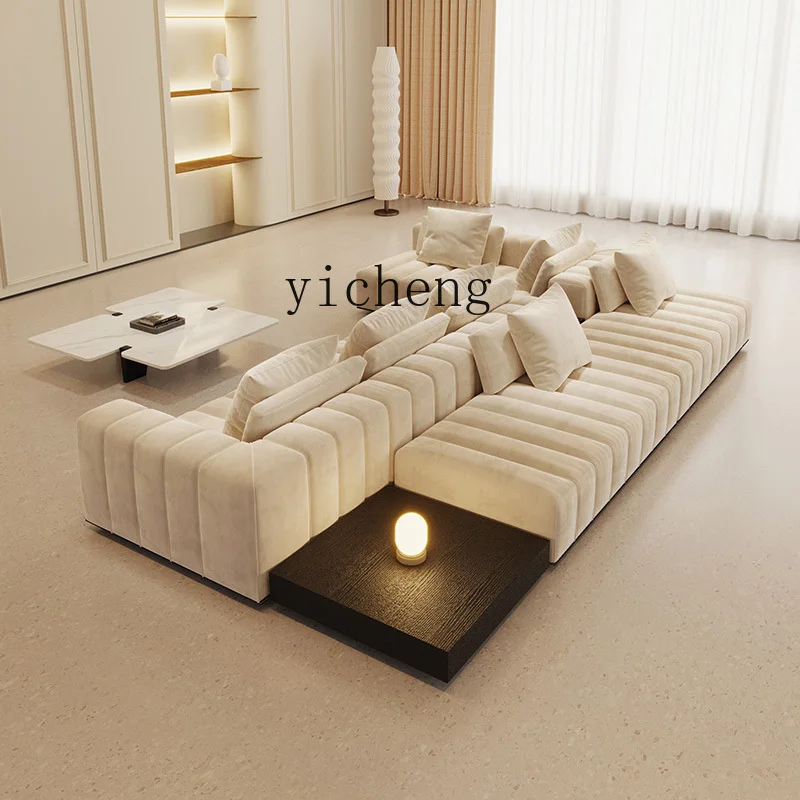 

XL double-sided back-to-back sofa living room two-way seat piano keys French cream style horizontal hall