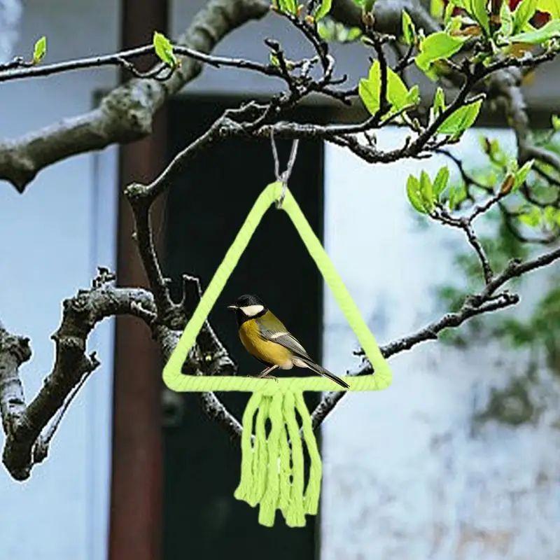 Rope Perches For Bird Cages Chewing Bird Cage Accessories Bird Perch Stand Colorful Accessories Strong Grip For Budgerigar